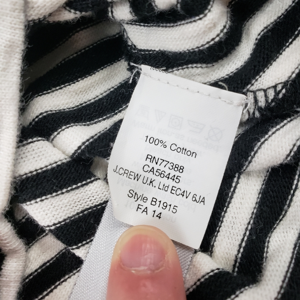 Madewell button down side 3/4 sleeve top - Picture 8 of 9